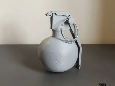 GRENADE US M-67 - STL files - 3D printing 3D print model