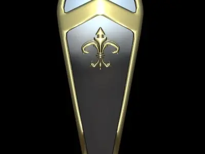 Kite Shield 3D model