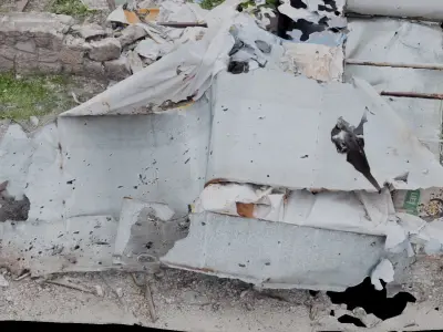 USCANS Ukraine Debris set 3 Low-poly 3D model