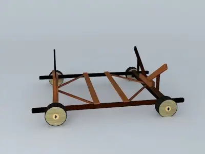 Carreta stranding Boat II 3D model