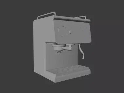 Simple Coffe Machine Free 3D model