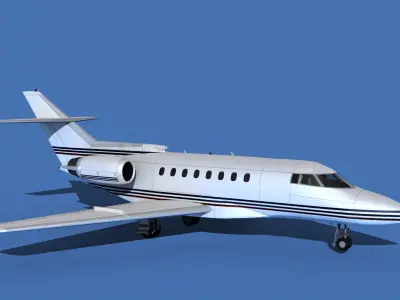 Hawker Siddley 1000 V01 3D model