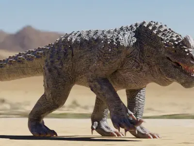 Gamourosaurus Free 3D model