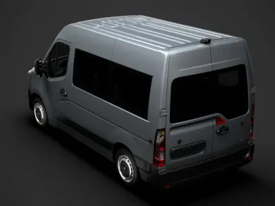 Renault Master L1H2 WindowVan 2020 3D model
