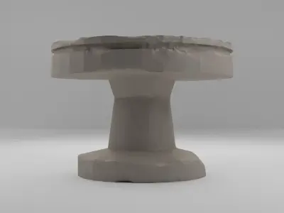 Stone Table Free 3D print model