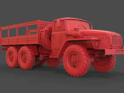 Ural 4320 3D print model