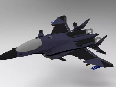 RL-48 Aircraft 3d model  3D model