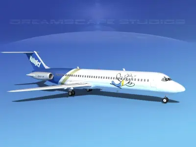 Douglas DC-9-40 Valuejet 3D model