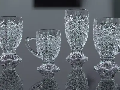 DECORE coffee cup with fish scales Free 3D print model