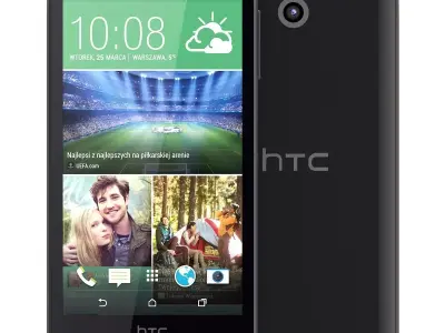 HTC Desire 510 Jet Black 3D model