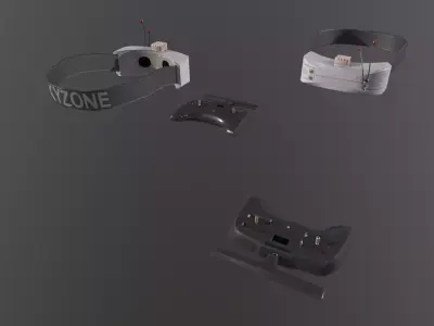 Skyzone SKY04X Pro  - TBS Tango 2 Pro V4 foto Controller Low-poly 3D model