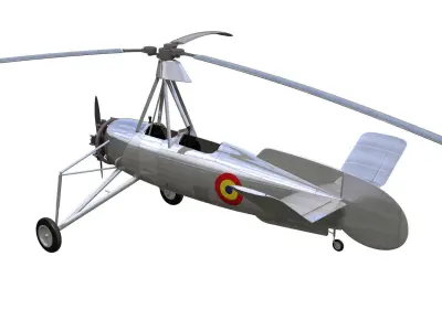Cierva C30 3D model