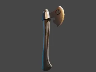 Axe Weapon melee For Blender Buy Now  3D model