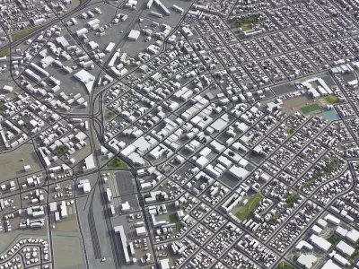 Salinas Low-poly 3D model