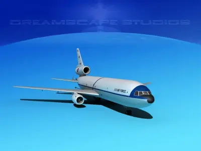 McDonnell Douglas KC-10 USAF 1 3D model