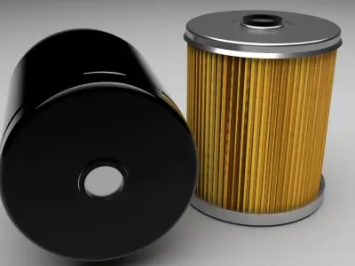 Car Oil Filters 3D model