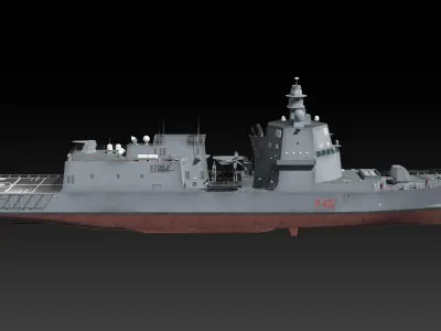 ITS Paolo Thaon di Revel Low-poly 3D model