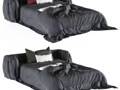 mileh bed  Free 3D model