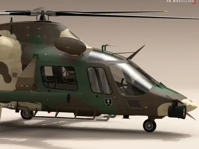 AW109LUH South Africa 3D model
