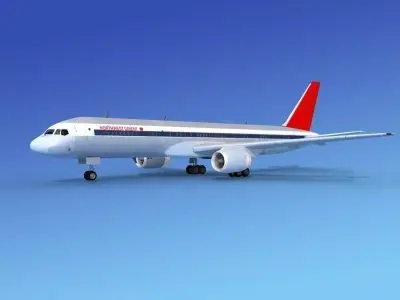 Boeing 757-200 Northwest Orient 3D model