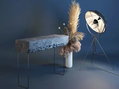 Vanity Table BreakFree Free 3D model