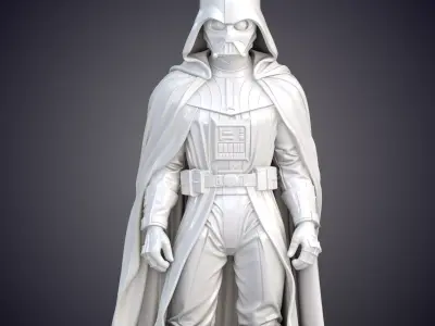 Dark Lord Vader Sci-Fi Villain Miniature PM-493 3D print model