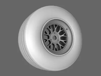 F1 2000 Front Rear Tires Free 3D model