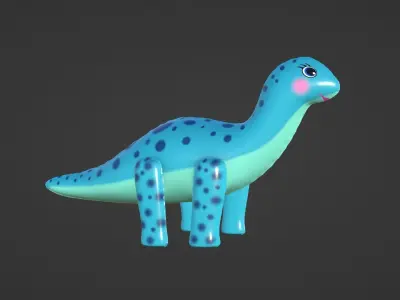 Inflatable Dinosaur Toy  3D model