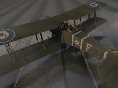 Bristol F-2B 3D model