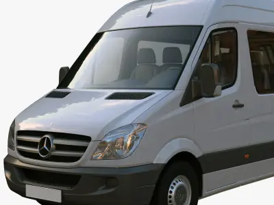 Bus Sprinter passenger 3D model