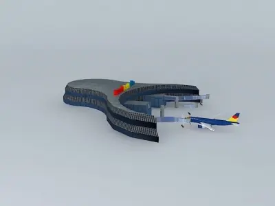 Royal Airways Sydney Hub Free 3D model