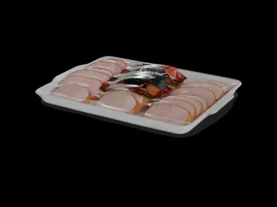 Deli sausages Roasted Turkey 3D model