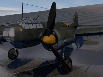 Junkers Ju-88 A-4 3D model