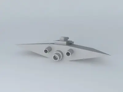 shooter jet Free 3D model