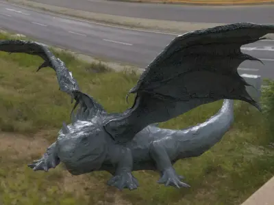 Dragon Baby gecko Dragon 3D model