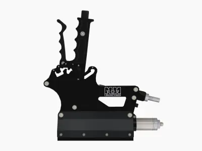 MM Billet 3 Speed shifter Low-poly 3D model