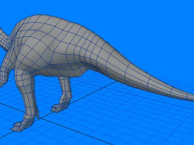 Maiasaura Dinosaur 3D model