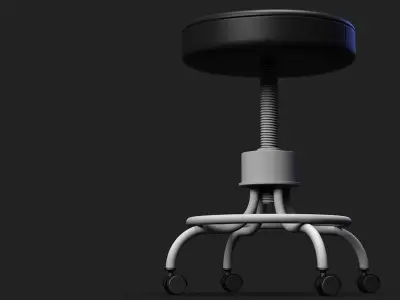 Doctors Chair Free 3D model