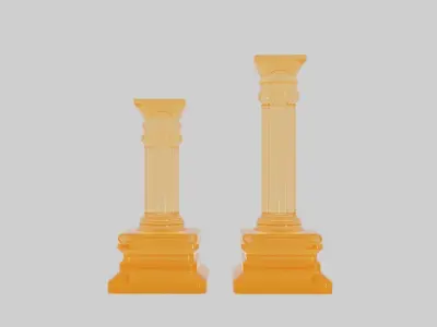 Decorative Column 3D Model Free 3D model