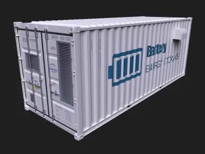 Solar Cell Thermal Energy Storage System 3D model