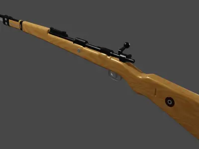 Kar-98 pubg Free low-poly 3D model