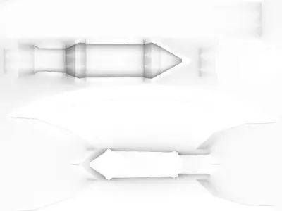 low poly axe Low-poly 3D model