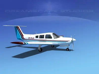 Piper PA-28R-201 Arrow III V13 3D model