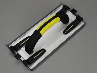 Realistic Sanding Block Low-poly 3D model