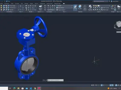 Butterfly Valve 3D model