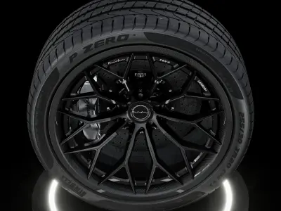 Pirelli 255 30 ZR20 92Y XL CLEAN 3D model