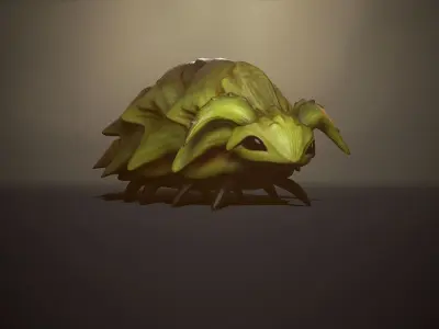 Fantasy beetle - Game Ready Low-poly 3D model Low-poly 3D model