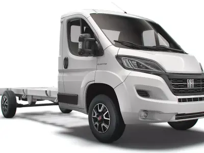 Fiat Ducato Chassis Truck Single Cab 4300WB 2022 3D model
