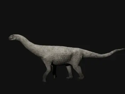 Shunosaurus Realistic 3D Model Low-poly 3D model