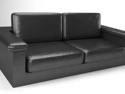 Leather sofa Free 3D print model